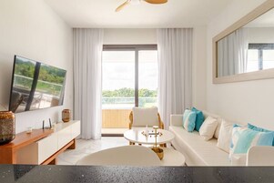 Standard Suite, 1 Bedroom, Golf View | Living area | LCD TV