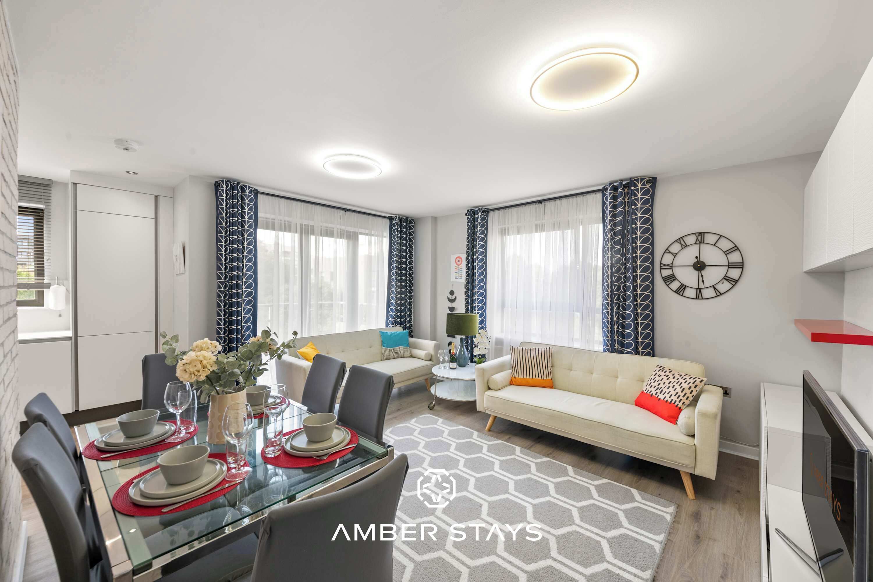 Televisie en een kantoor