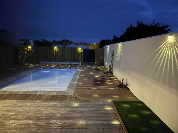 Udendørs pool, opvarmet pool