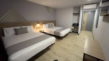 Habitación doble estándar | Ropa de cama de alta calidad y edredón