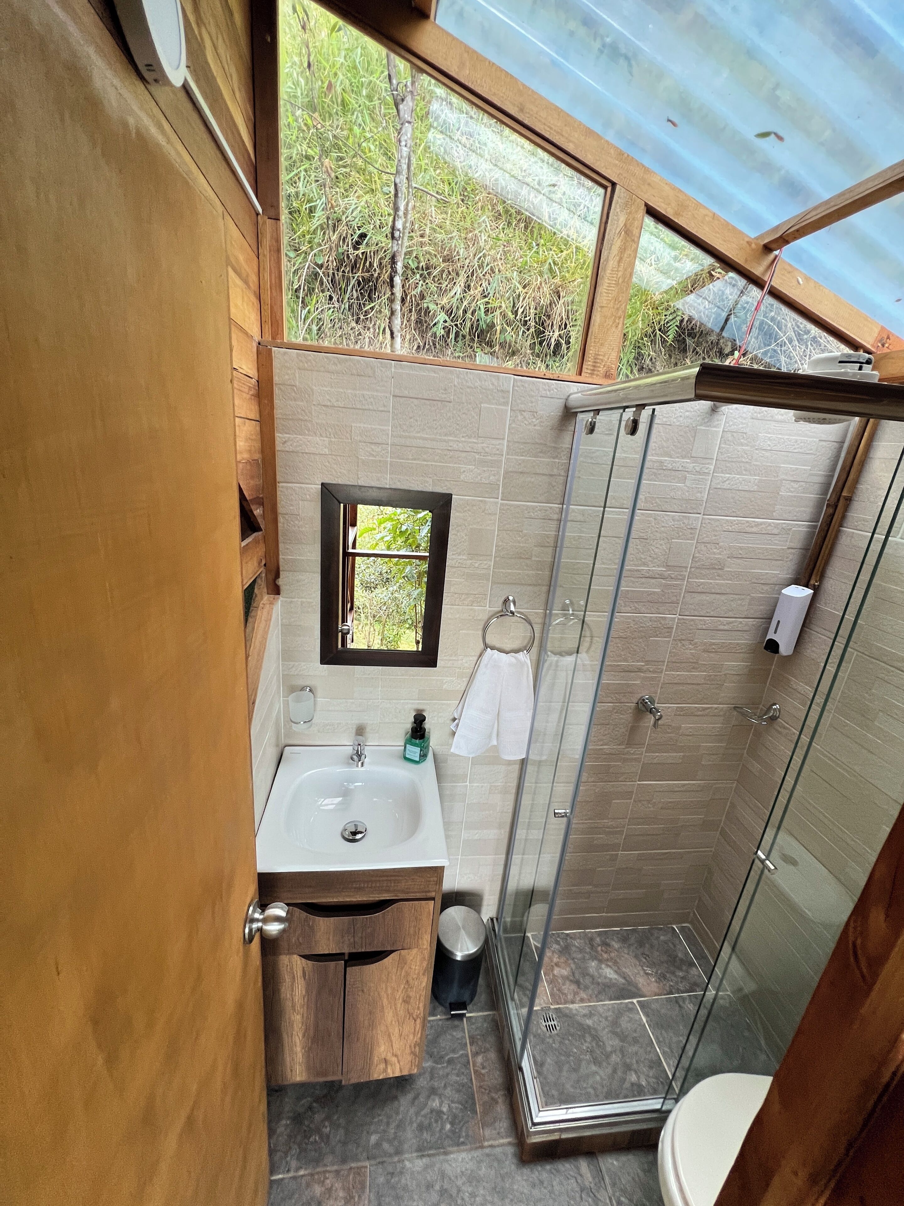 舒適小屋, 露台, 山景 | 浴室