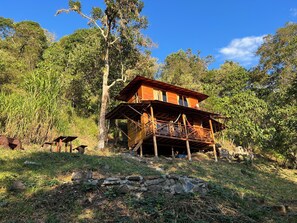 Comfort Cabin, Balcony, Mountain View