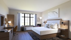 In-room safe, desk, blackout curtains, iron/ironing board