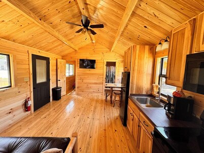 Fishdance Cabin, a Charming 2-bedroom cabin with AC, WiFi in brilliant Ely