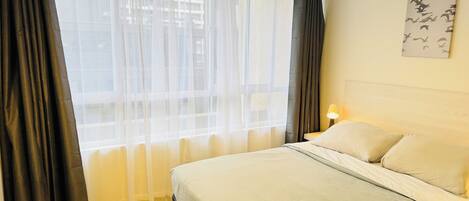 1 chambre, fer et planche à repasser, Wi-Fi, draps fournis