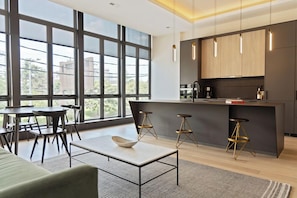 Apartment, 1 Queen Bed with Sofa bed, Mobility Accessible | Private kitchen