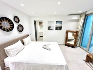 5 slaapkamers, een strijkplank/strijkijzer, gratis wifi, beddengoed