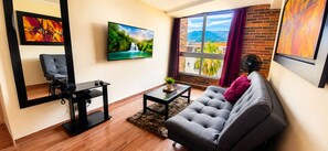 40-inch Smart TV with cable channels
