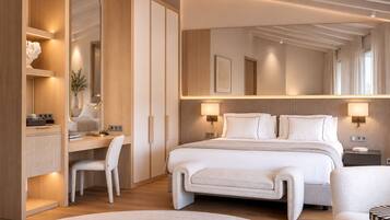 Suite, 1 King Bed | Egyptian cotton sheets, premium bedding, minibar, in-room safe