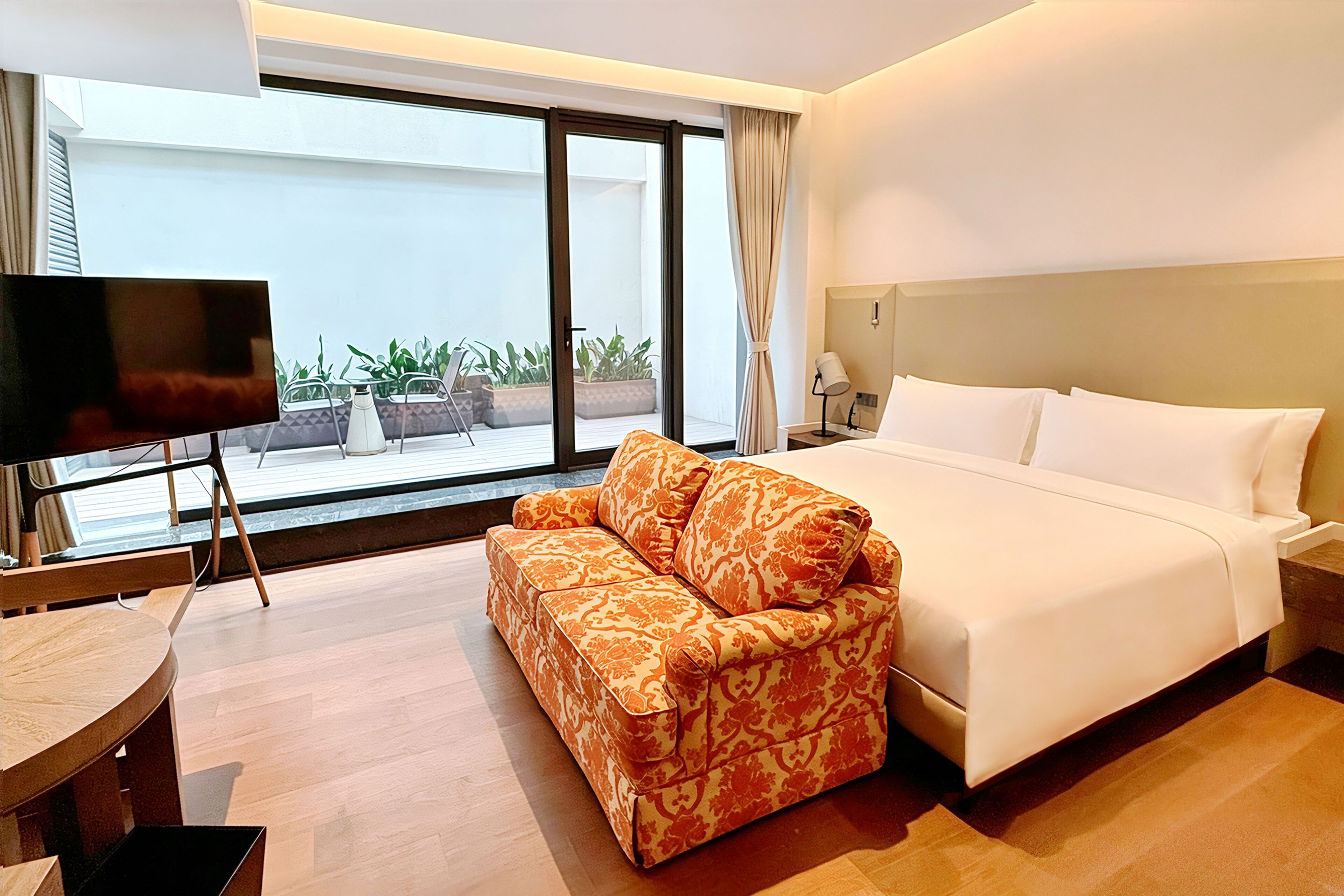Chambre Premium, 1 très grand lit, terrasse (Dining, Kitchen)