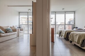 Apartment, 2 Bedrooms, City View | Premium bedding, down comforters, pillowtop beds, individually decorated