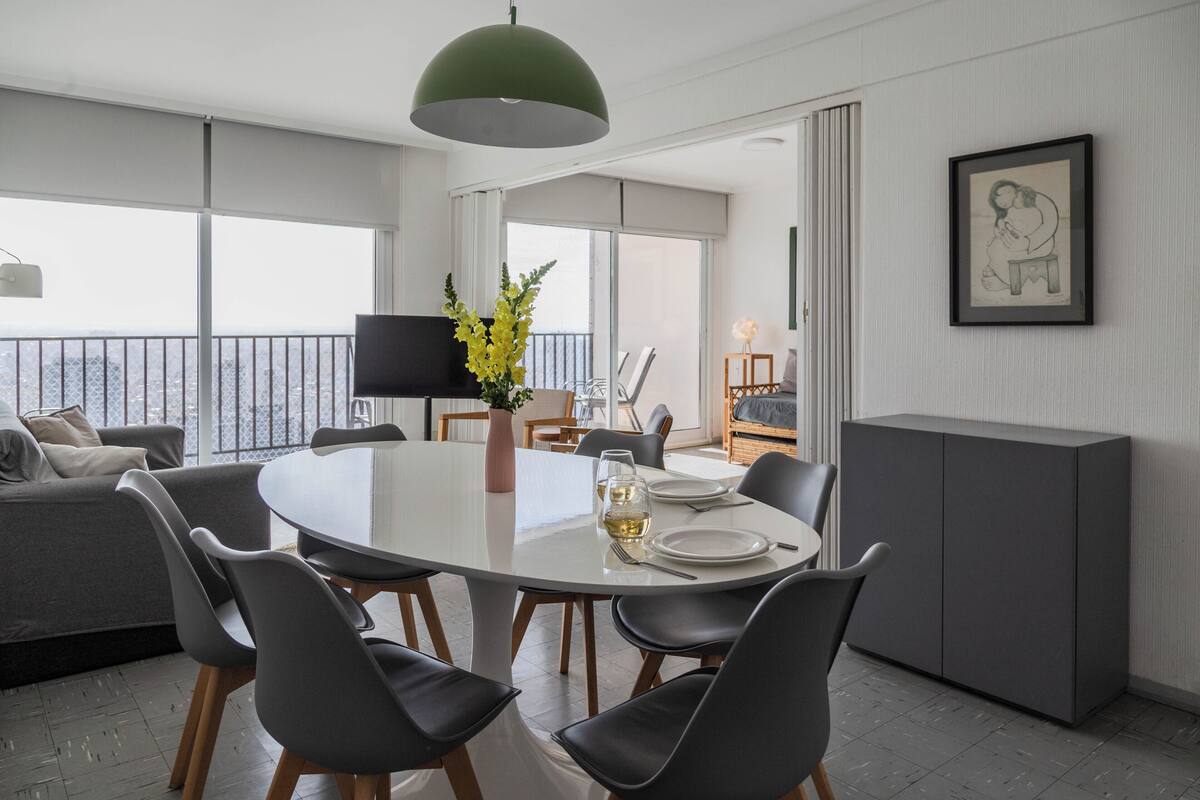 Appartement, 3 chambres, vue mer (33A) | Coin séjour