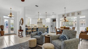 House, Multiple Beds, Patio, Garden View (Crow's Nest) | Living area | 42-inch flat-screen TV with digital channels