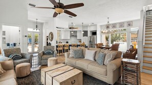 House, Multiple Beds, Patio, Garden View (Crow's Nest) | Living area - Charming Beach Cottage, 2 Pools and Tennis Access + Free Attraction Tickets! (Santa Rosa Beach)
