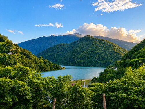 Nature, fresh air, peace, and stunning mountain and lake views near Batumi.