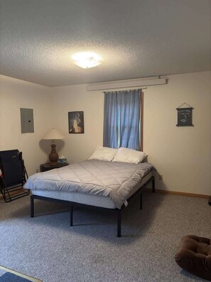 1 makuuhuone, vuodevaatteet