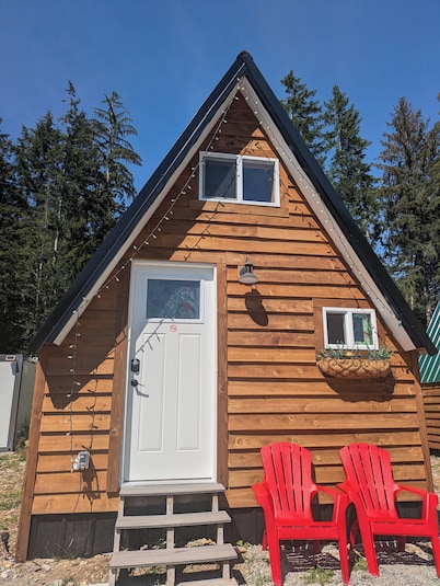 Mycelium Forest Cabin on 33 acre farm