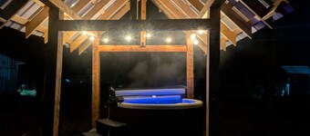 Mycelium Forest Cabin on 33 acre farm