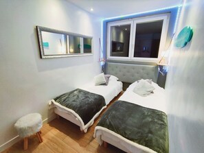 2 slaapkamers, wifi, beddengoed