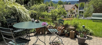 3.5-room apartment with garden terrace in the middle of idyllic Gais for 1-3 people