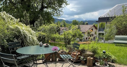 3.5-room apartment with garden terrace in the middle of idyllic Gais for 1-3 people
