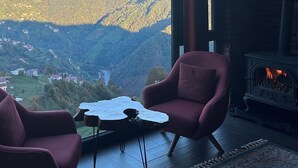 Deluxe Bungalow, Mountain View | Living area - TepedeKal Bungalov (Camlihemsin)