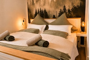 1 bedroom, travel crib, free WiFi, bed sheets