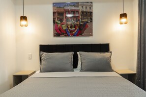 1 dormitorio y ropa de cama