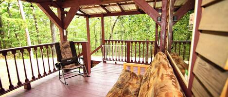 Family Cabin, Hill View | Terrace/patio