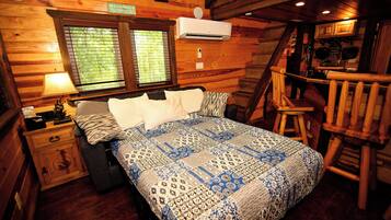 Family Cabin, Hill View | Living area | Flat-screen TV, DVD player