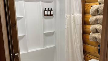 Shower, towels