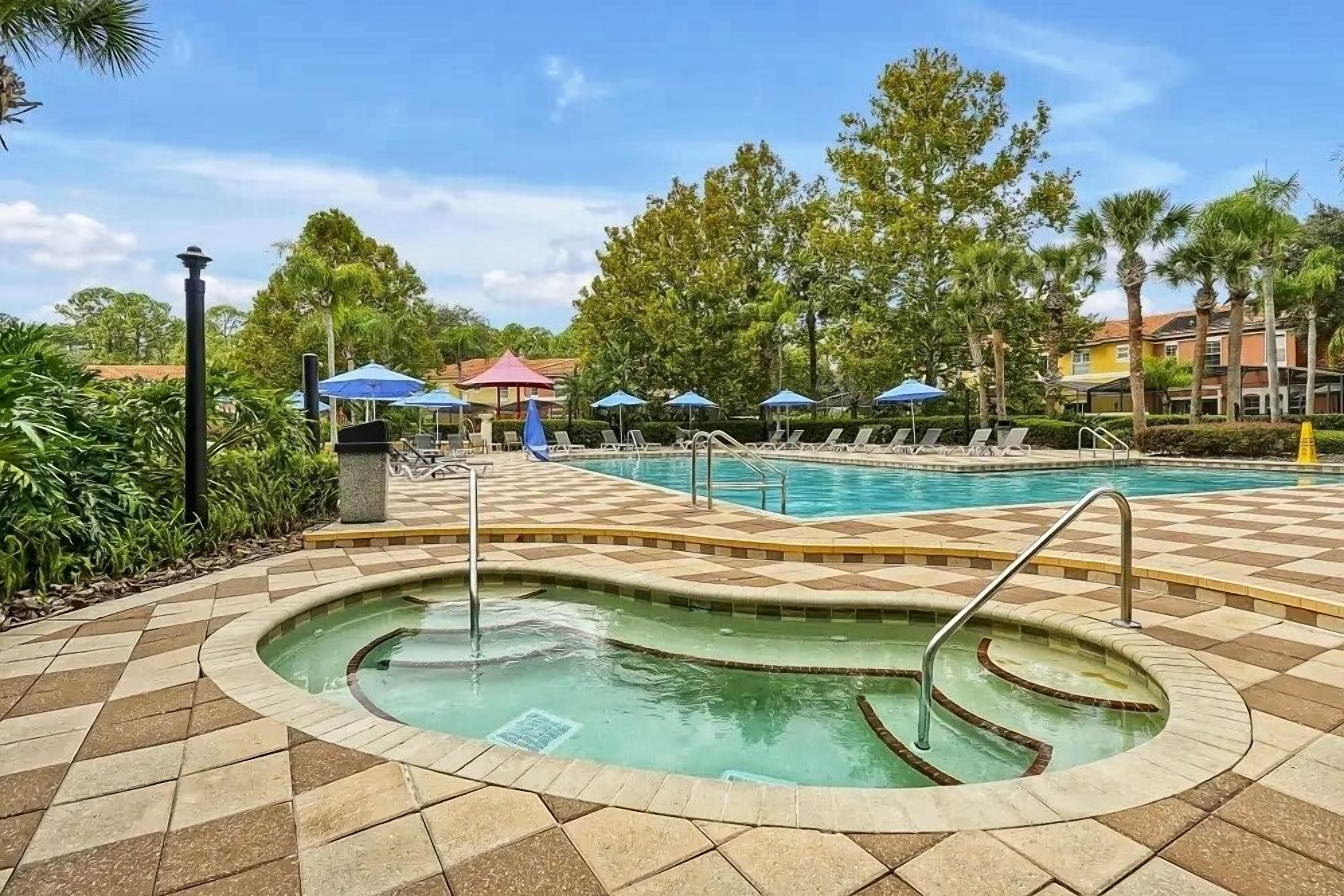 Una piscina riscaldata