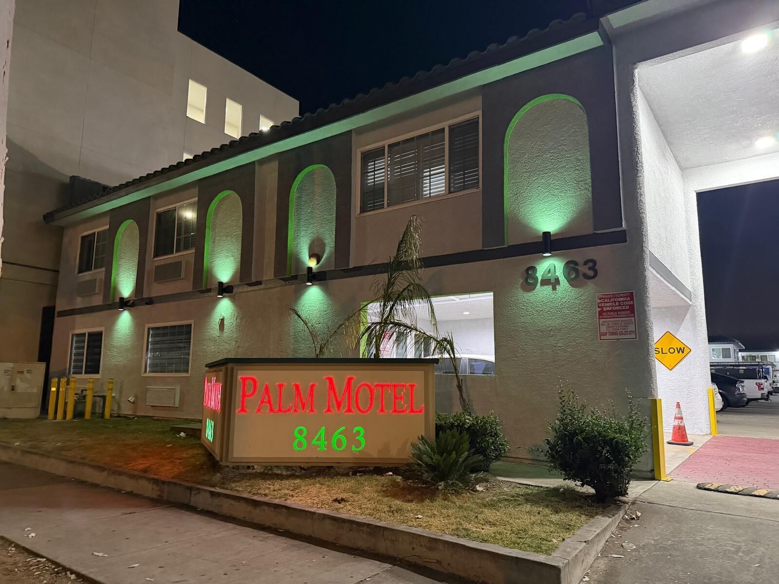 Fachada de la propiedad