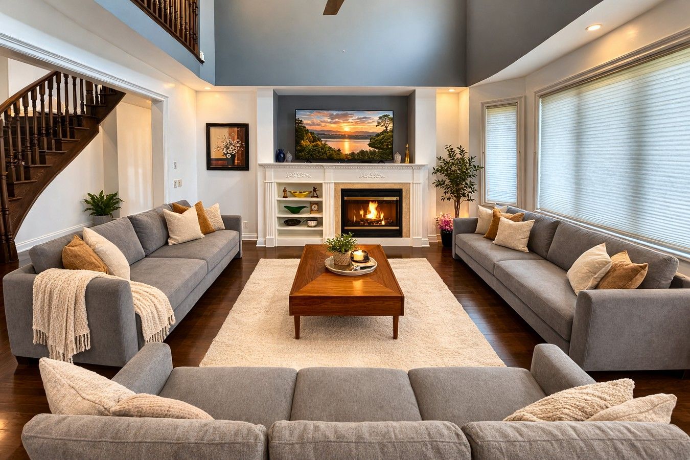 01-castlemore-estate-great-room-20ft-ceilings-fireplace