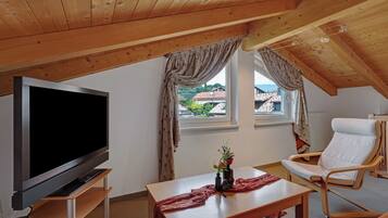 Télévision, table de tennis de table