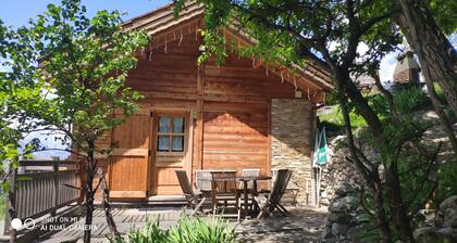 Chalet 'MélÚze Plein Sud à 1174 M' with Mountain View, Private Terrace and Private Garden