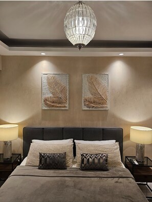 1 bedroom, iron/ironing board, WiFi, bed sheets - Elegant Apartment in Piantini (Santo Domingo)