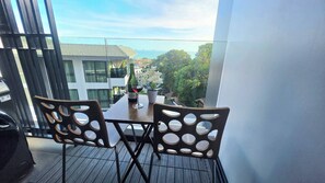 Apartment, 1 Schlafzimmer, barrierefrei | Speisen im Freien