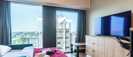 Iron/ironing board, WiFi, bed sheets