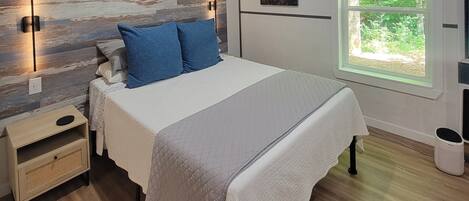 1 間睡房、熨斗/熨衫板、免費 Wi-Fi、床單