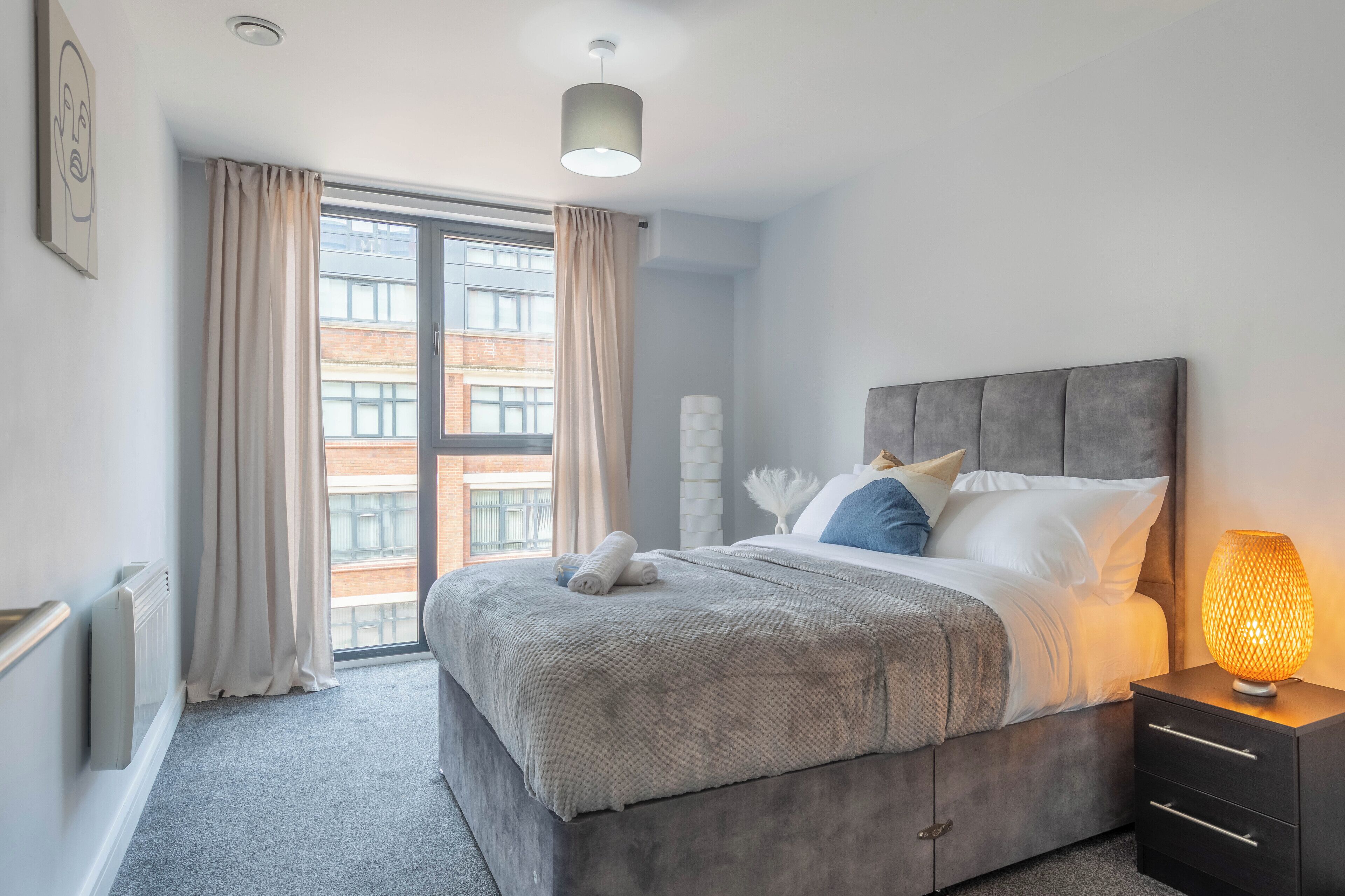 2 bedrooms, iron/ironing board, free WiFi, bed sheets