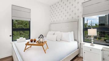 2 bedrooms, iron/ironing board, travel crib, free WiFi