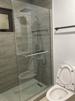 Towels, soap, toilet paper