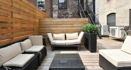 Boho Rustic Escape in Midtown: 4BR, 2BA & Massive Terrace