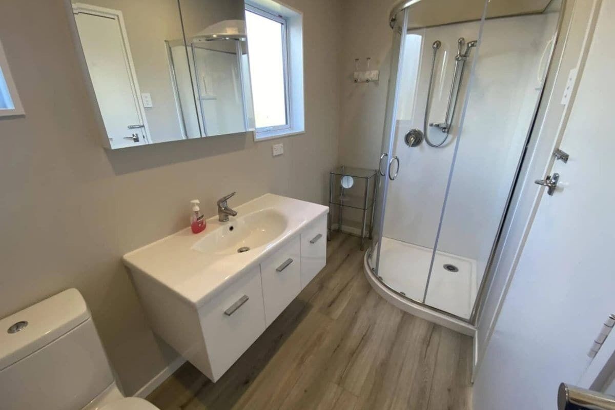 Shower, hair dryer