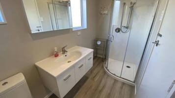 Shower, hair dryer