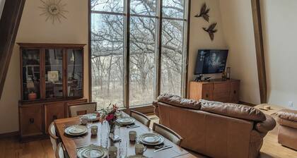 Centrally Located Wooded A-Frame