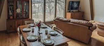 Centrally Located Wooded A-Frame