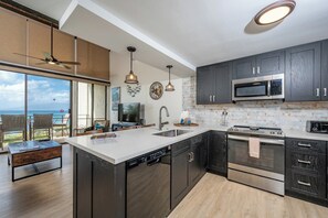 Microwave, oven, dishwasher, coffee/tea maker - Napili Point | 3 Free Rental Cars | KBM Resorts | Water Front | 3 Units, 5 Bedrooms | ML-1301 (Lahaina)