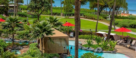 Una piscina climatizada